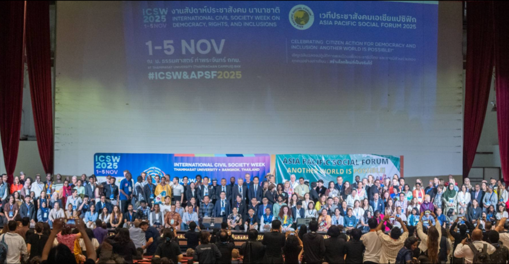 ආසියා පැසිෆික් සමාජ සමුලුව 2025 නොවැම්බර් මස 1 සිට 5 දක්වා බැංකොක් නගරයේ තමසාට් විශ්ව විද්‍යාල පරිශ්‍රයේදී…